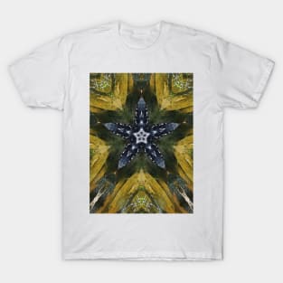 Unique Kaleidoscope of Alligator in a Pond T-Shirt